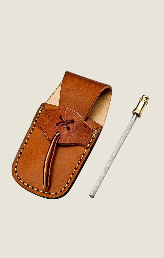 New Old Way Cream 6.5' Steel Pocket Knife