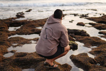 N.O.W. Earth Brown Logo Hoodie